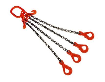 Строп цепной TOR 4СЦ г/п 45,0 т 9,0 м с укорачивающими 
и самозакрывающимися крюками
