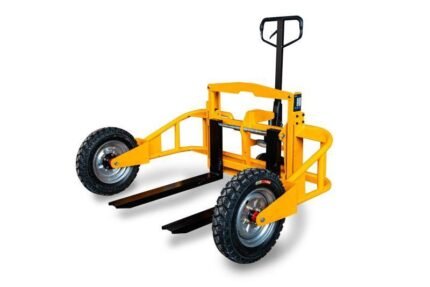 Тележка гидравлическая 1200 кг 813 мм TOR THW 
для бездорожья (резиновые колеса)